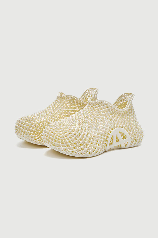 Exosonic Beige — three-quarter product