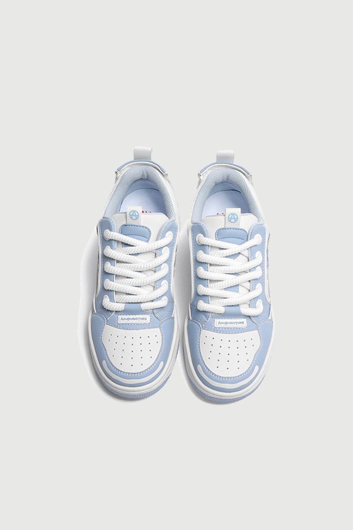 Curb Outline Light Blue — top